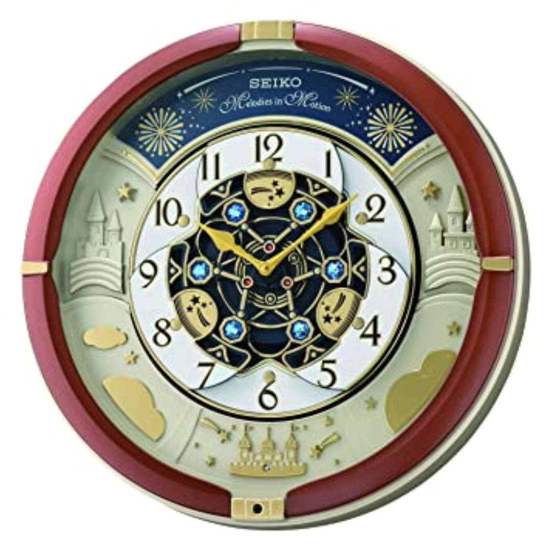 Seiko Melodies in Motion QXM378B Musical Wall Clock 39 cm