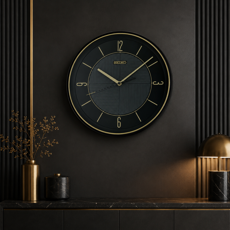 Professional Precision for Modern Workspaces: Seiko Wall Clock QXA816J