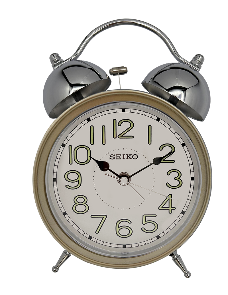 SEIKO ALARM CLOCK QXK122G 17cm