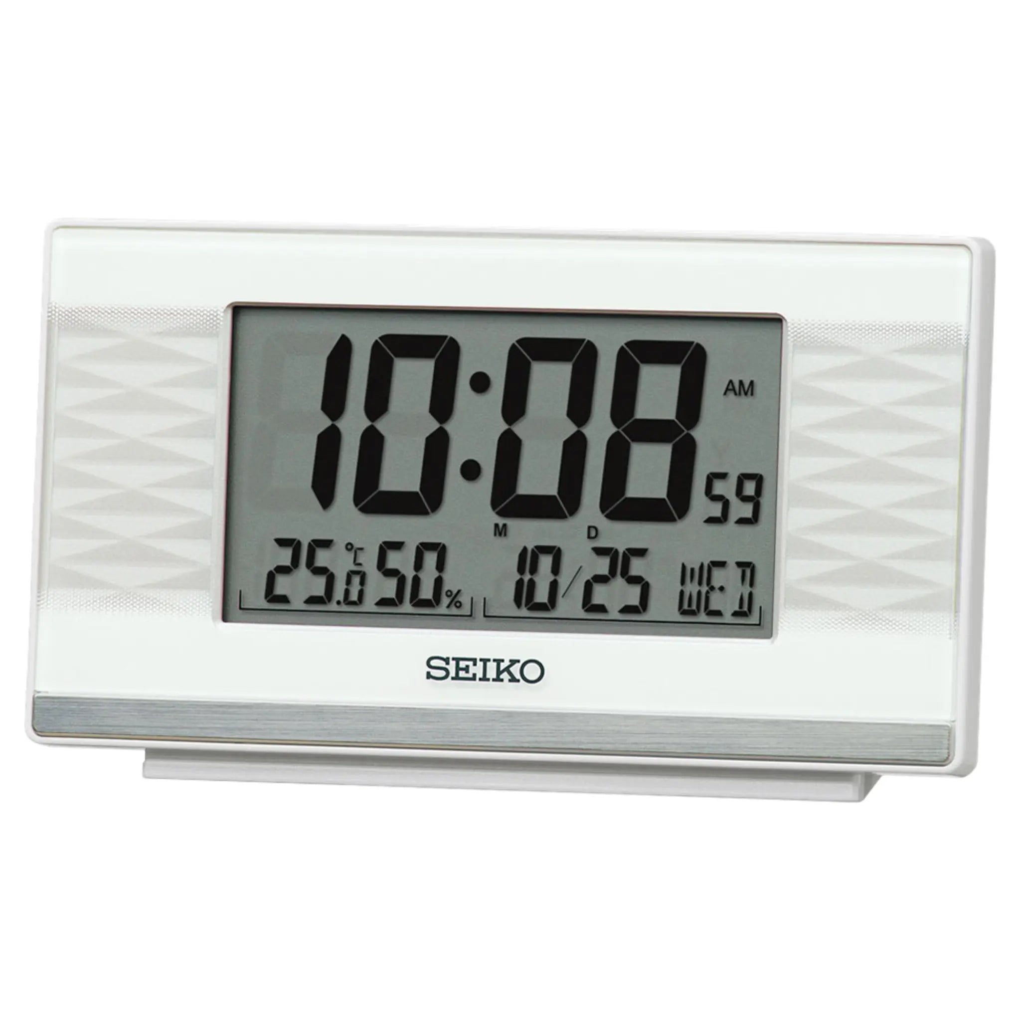 Seiko Digital Alarm Clock QHL094W 13.5cm