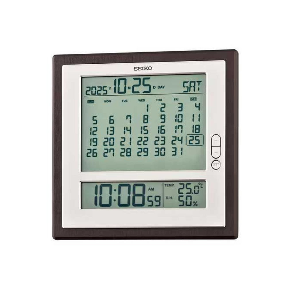 Seiko Digital Wall Clock QHL100B 24.6 cm