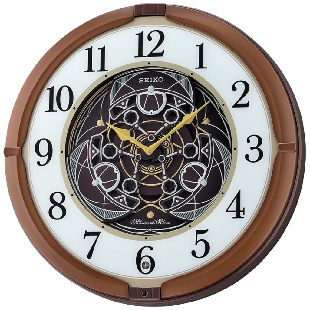SEIKO MELODIES IN MOTION ROUND Musical Wall Clock QXM380B