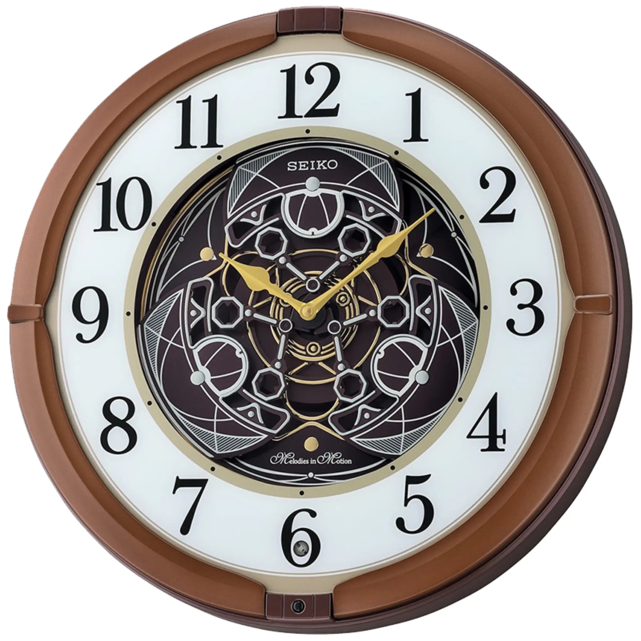 SEIKO MELODIES IN MOTION ROUND Musical Wall Clock QXM380B