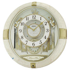 MELODIES IN MOTION QXM603W MUSICAL WALL CLOCK 42 cm