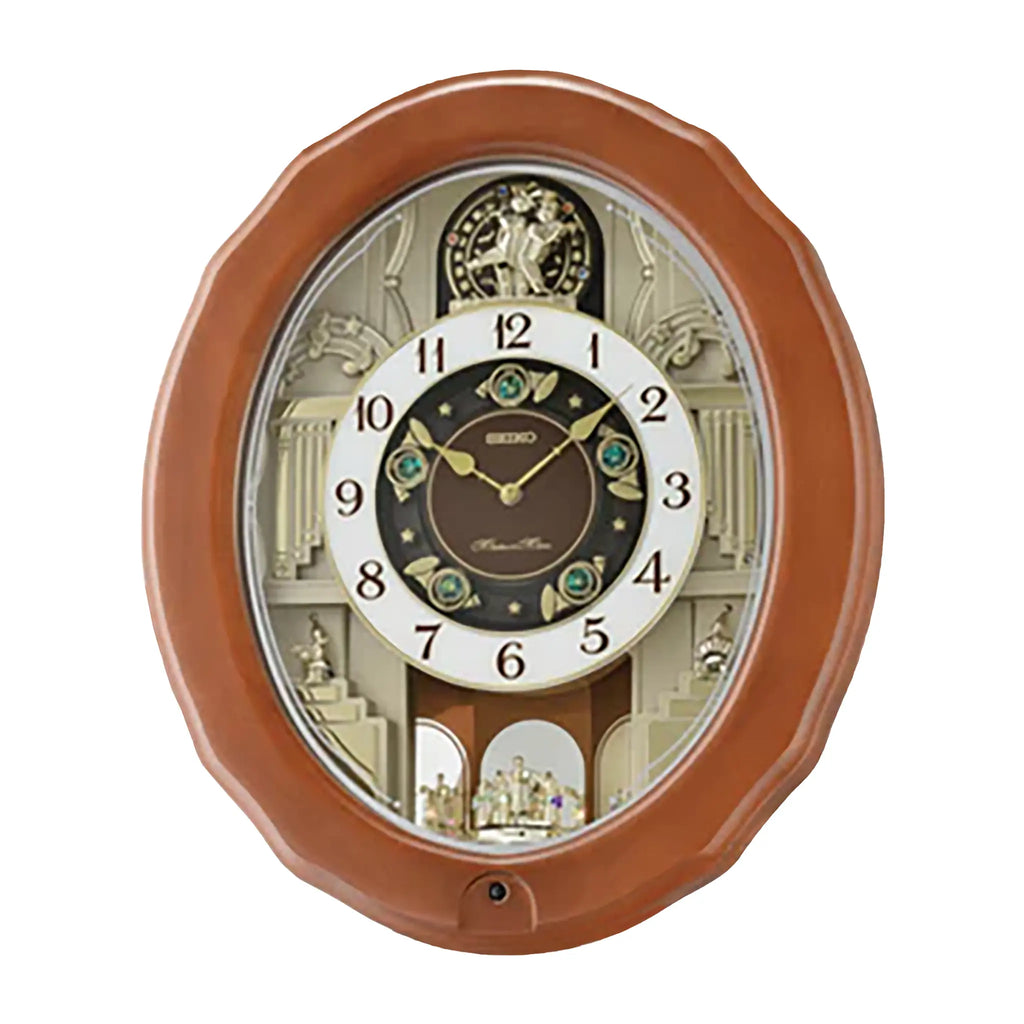 MELODIES IN MOTION QXM604B MUSICAL WALL CLOCK 48 cm