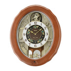 MELODIES IN MOTION QXM604B MUSICAL WALL CLOCK 48 cm