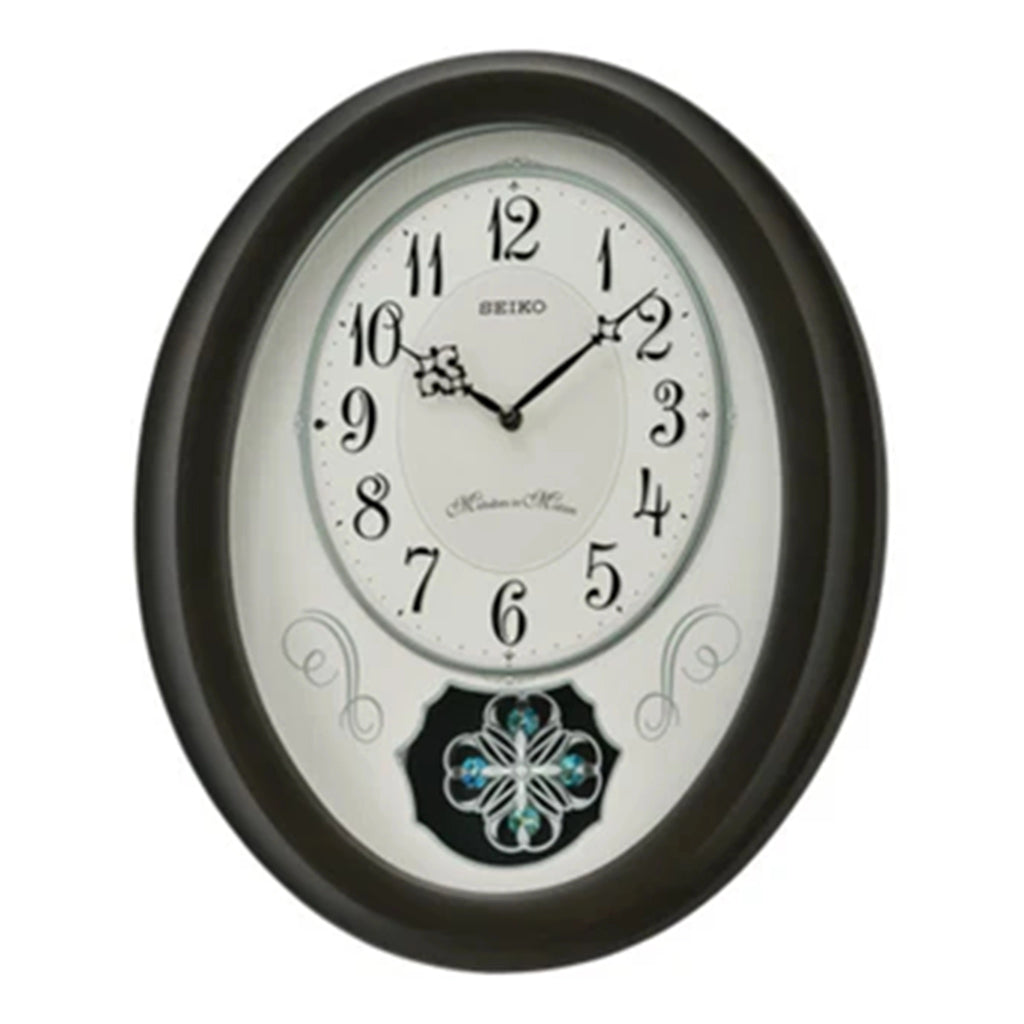 MELODIES IN MOTION QXM606N MUSICAL WALL CLOCK 42 cm
