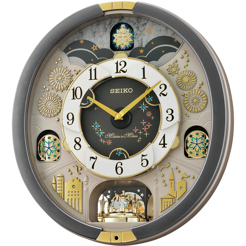 SEIKO MELODIES IN MOTION QXM385N Musical Wall Clock