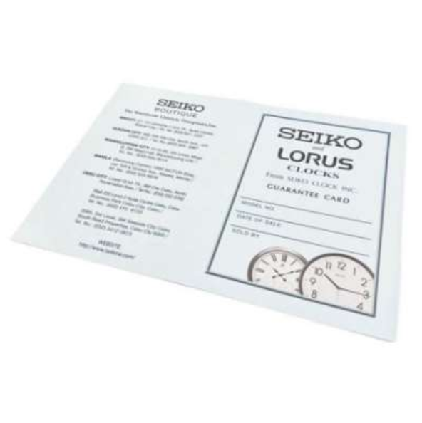 TABLE CLOCK QXW249B 21.6 CM