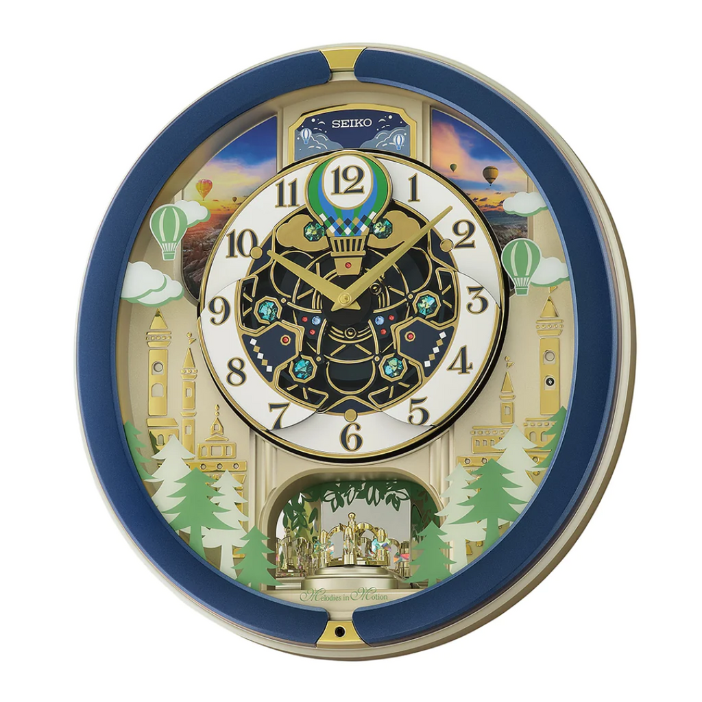 Seiko Melodies in Motion QXM398L Musical Wall Clock 44.3 cm