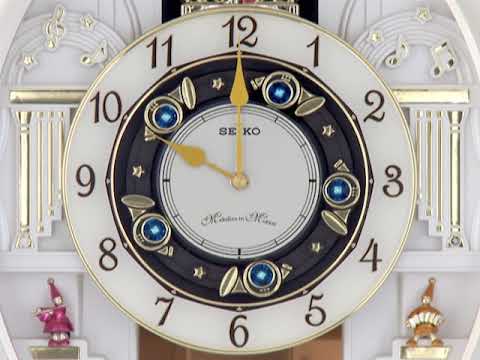 Seiko Melodies in Motion QXM290S Musical Wall Clock 38 cm