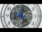 Melodies in Motion QXM397S Musical Wall Clock 39 cm
