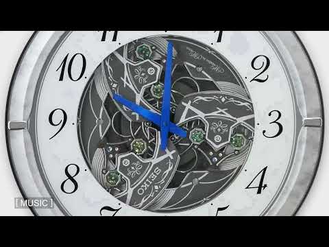 Melodies in Motion QXM397S Musical Wall Clock 39 cm