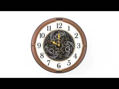 SEIKO MELODIES IN MOTION ROUND Musical Wall Clock QXM380B