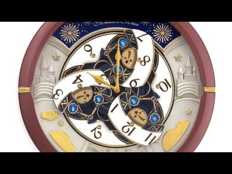 Melodies in Motion QXM378B Musical Wall Clock 39 cm