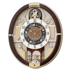 Seiko Melodies in Motion QXM289B Musical Wall Clock 38.5 cm