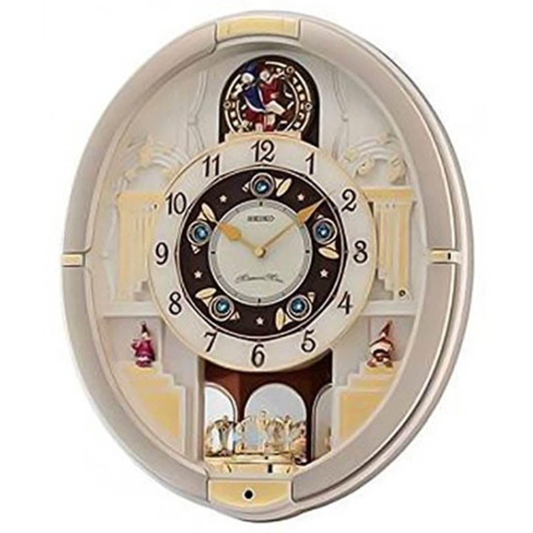 Seiko Melodies in Motion QXM290S Musical Wall Clock 38 cm