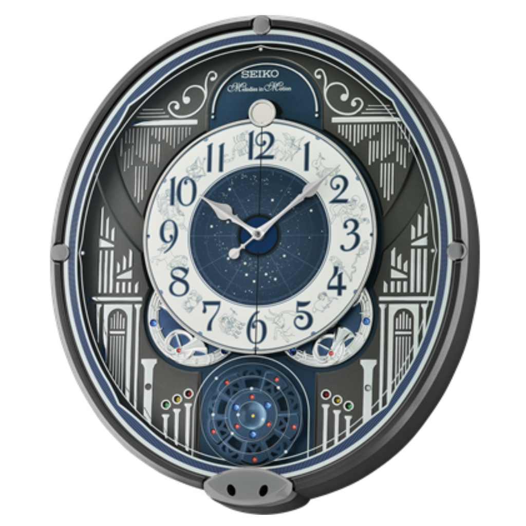 SEIKO MELODIES IN MOTION QXM393N Diameter 40cm, Musical Wall Clock