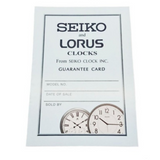 SEIKO ALARM CLOCK QHE192S 12 cm
